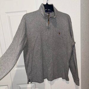VINTAGE Men's Ralph Lauren Quarter Zip Sweatshirt